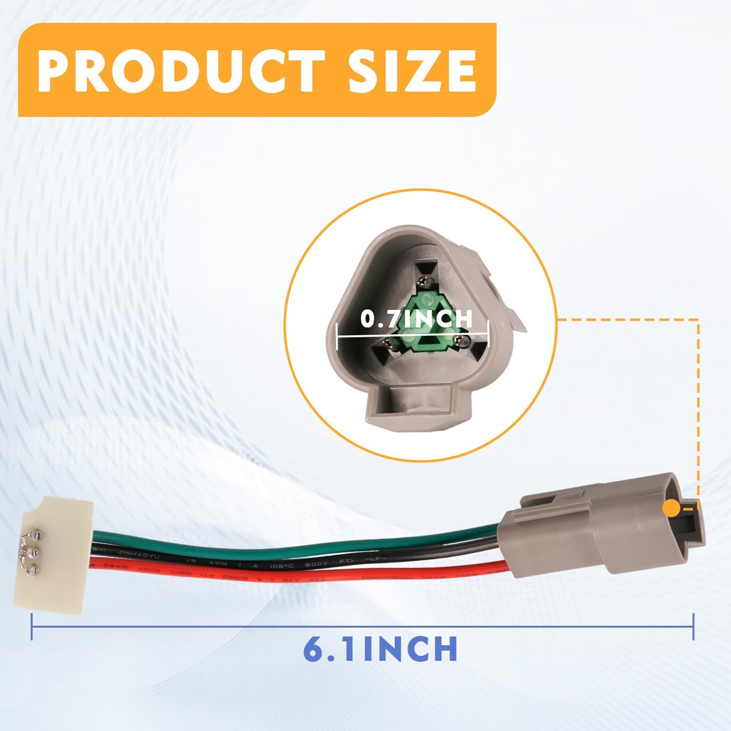 Golf Cart 48V Hall Effect Speed Sensor(with Magnet) for Club Car DS Electric 1997-2002 GE Motor, OEM #101925801 1019258-01 |Drive-up