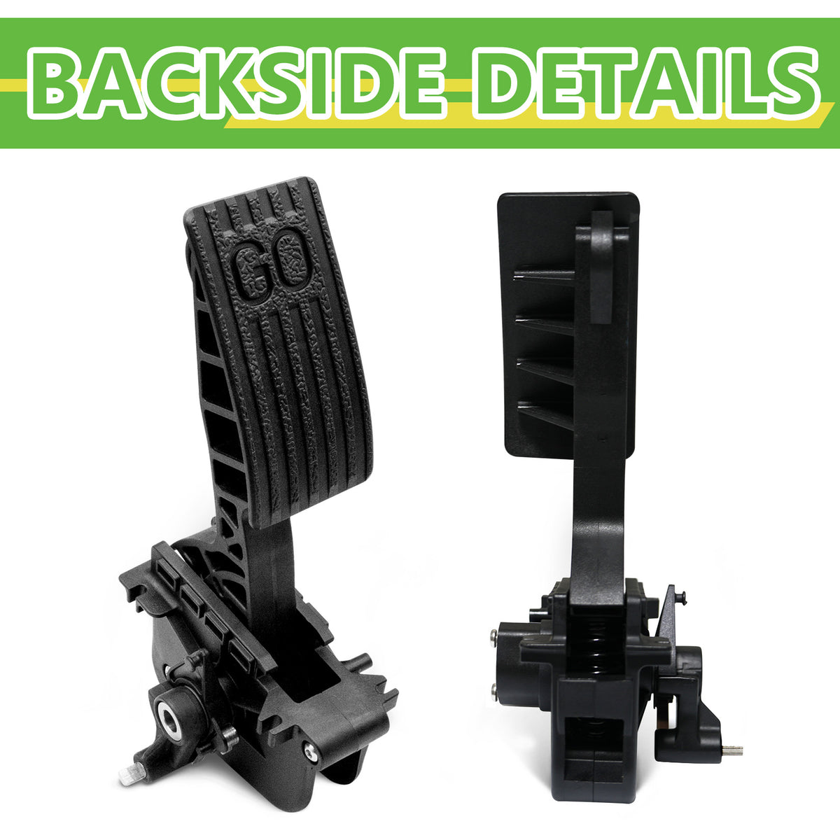 Golf Cart Accelerator Pedal Assembly with Throttle Sensor Kit for Club Car 2010-Up Precedent/Tempo/Onward - Drive-up