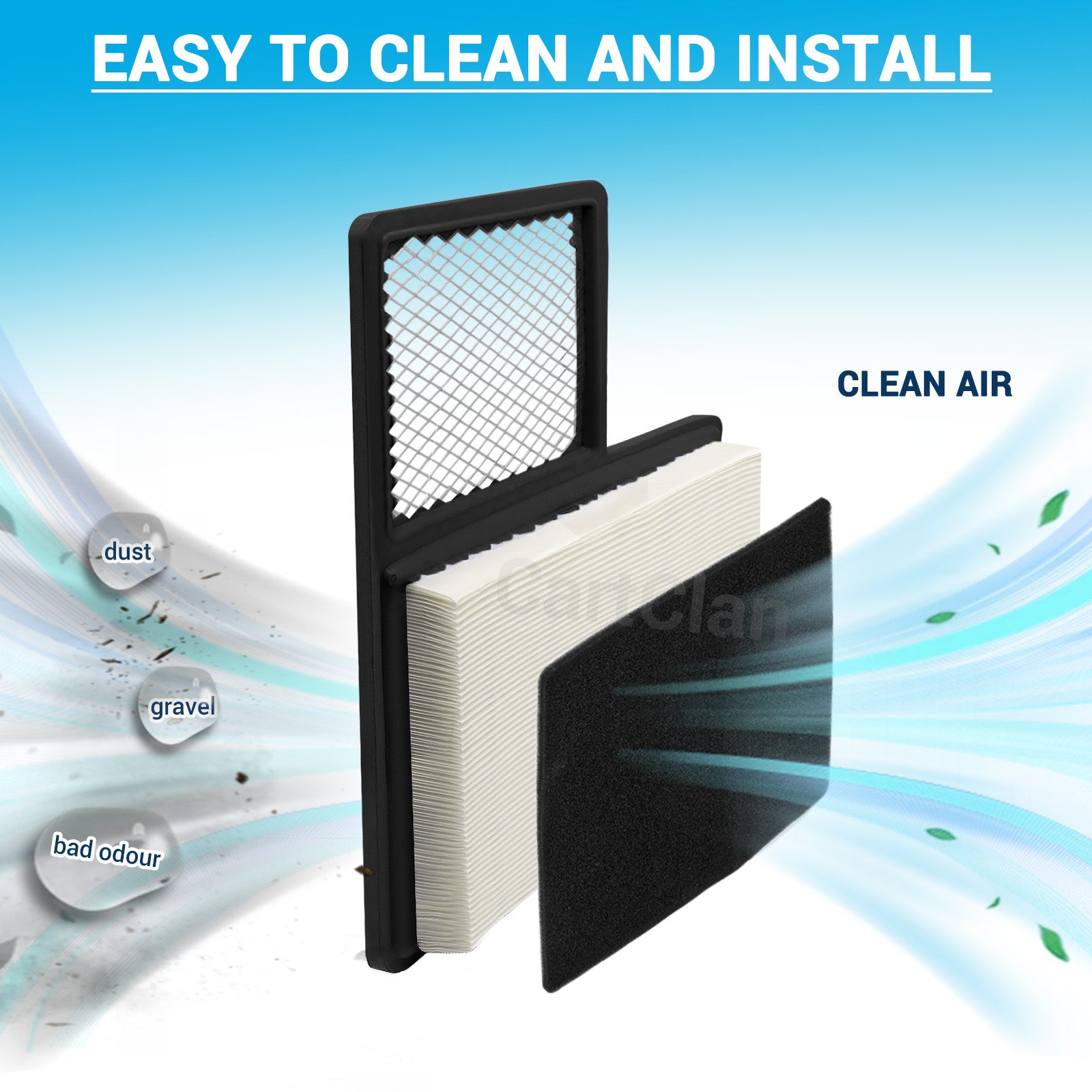 Golf Cart Air Filter Pre-Filter with Spark Plug Fuel Filter Tune Up kit Replacement suitable for Yamaha |Drive-up