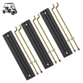 Golf Cart Battery Hold Down Plate with Rods Kit for Club Car DS and Carryall Electric Modles |Drive-up