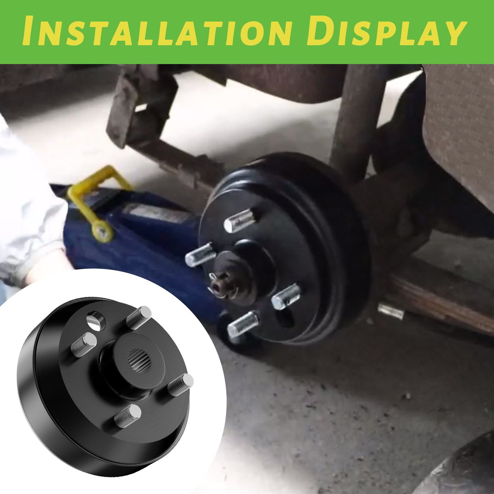 Golf Cart Brake Drum Hub Assembly for EZGO TXT 1982-Up - 2 Packs | Drive-up