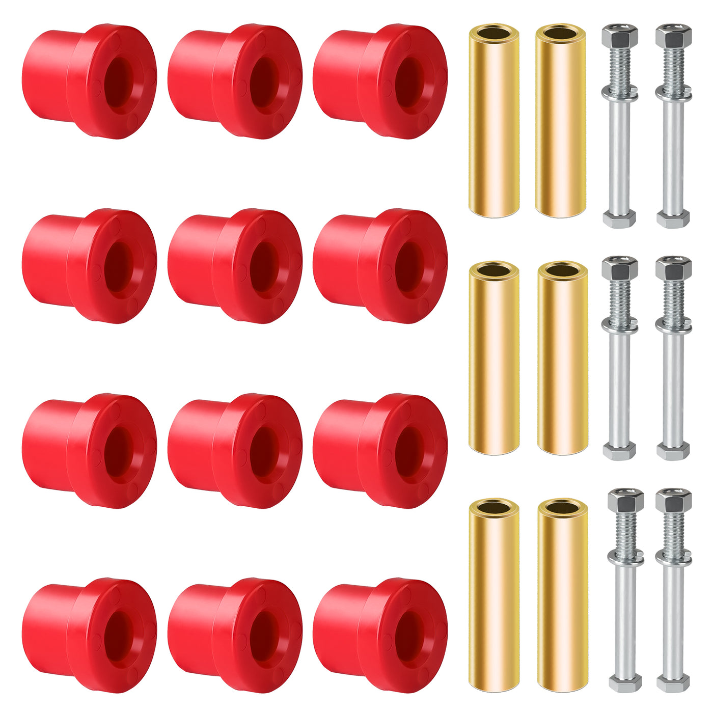 Golf Cart Bushings Kit for Club Car DS 1992 - Up - RED | Drive - up - Drive - up