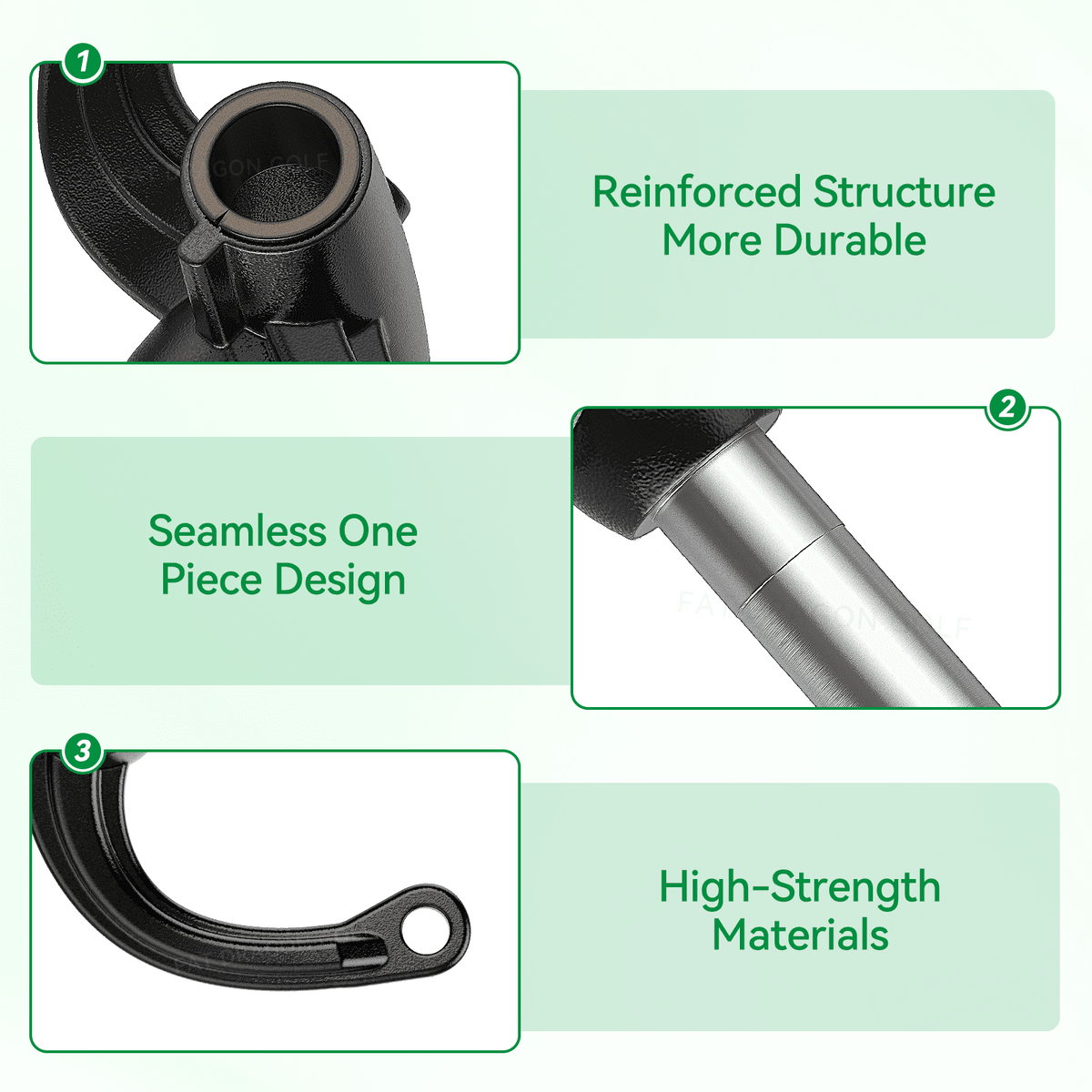 EZGO RXV Golf Cart Passenger Spindle Assembly - Front Spindle Right |Drive - up - Drive - up