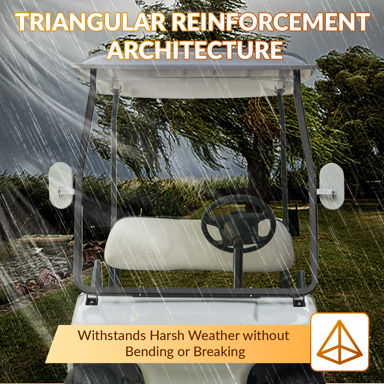 Front Strut Brackets Kit Fits 2000-Up Club Car DS | Drive-up