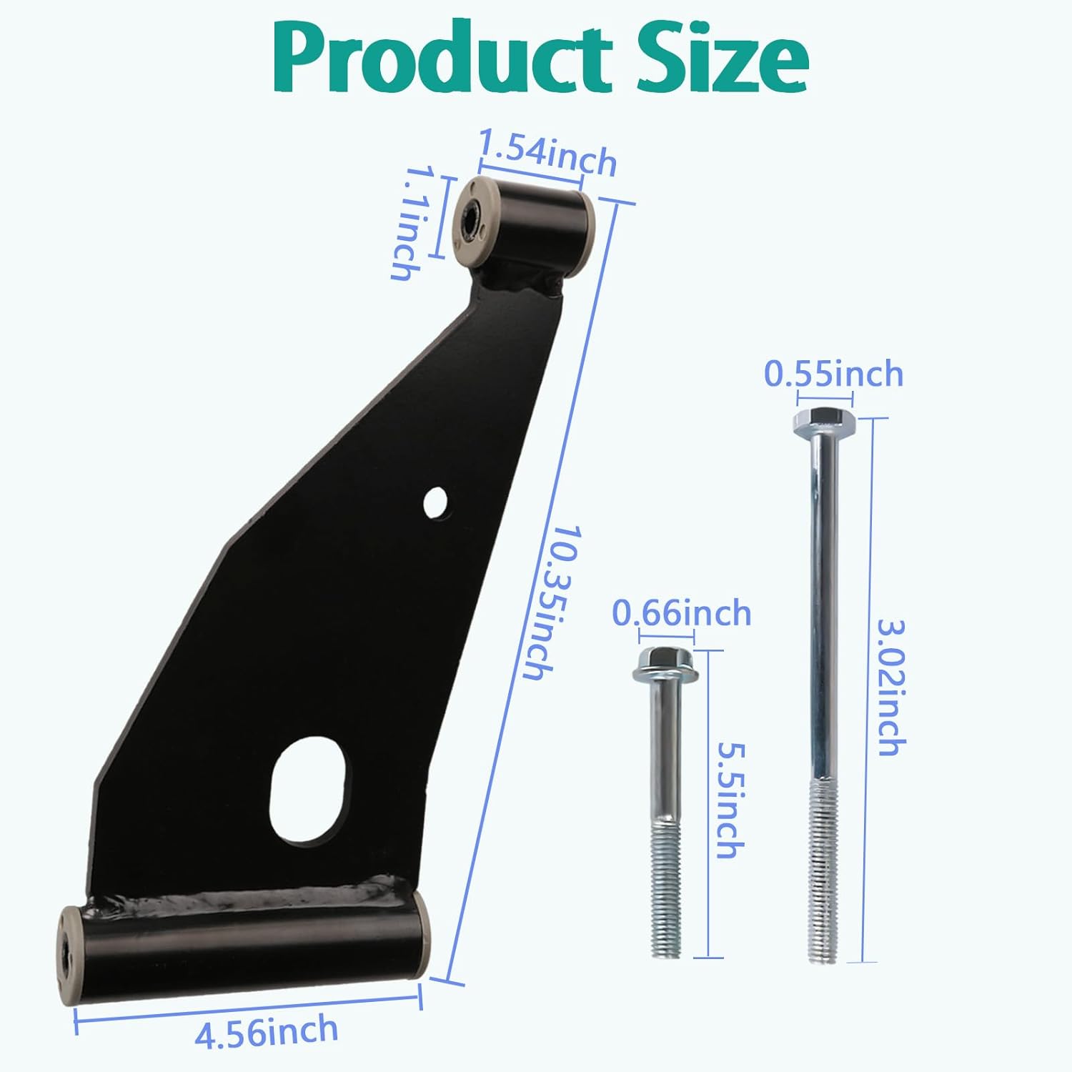 Control Arm Delta A-Plate for 2004+ Club Car Precedent & 2018-up Tempo Golf Carts 102287301/103388501 (Control A-Arm Kit) |Drive-up