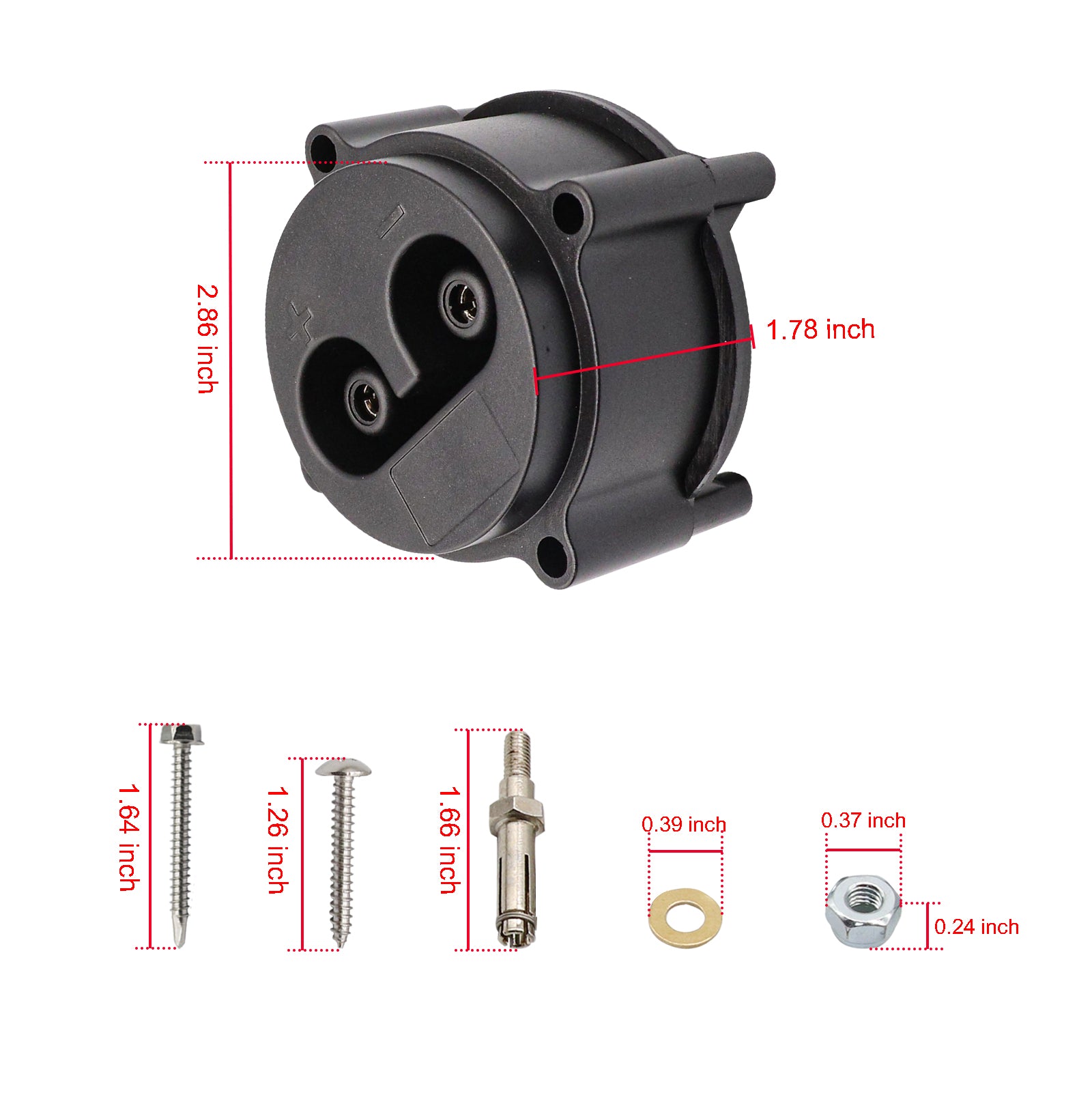 48V MAC DC Charger Plug and Powerwise Receptacle | Drive-up