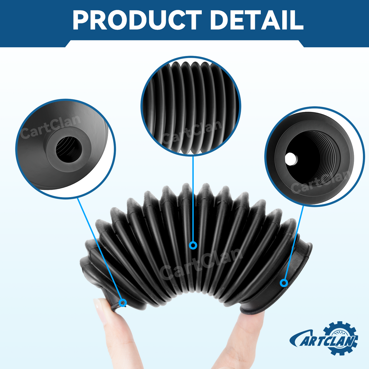 Golf Cart Steering Bellow Dust Seals, for EZGO RXV Models, Replace OEM #608112 |Drive-up