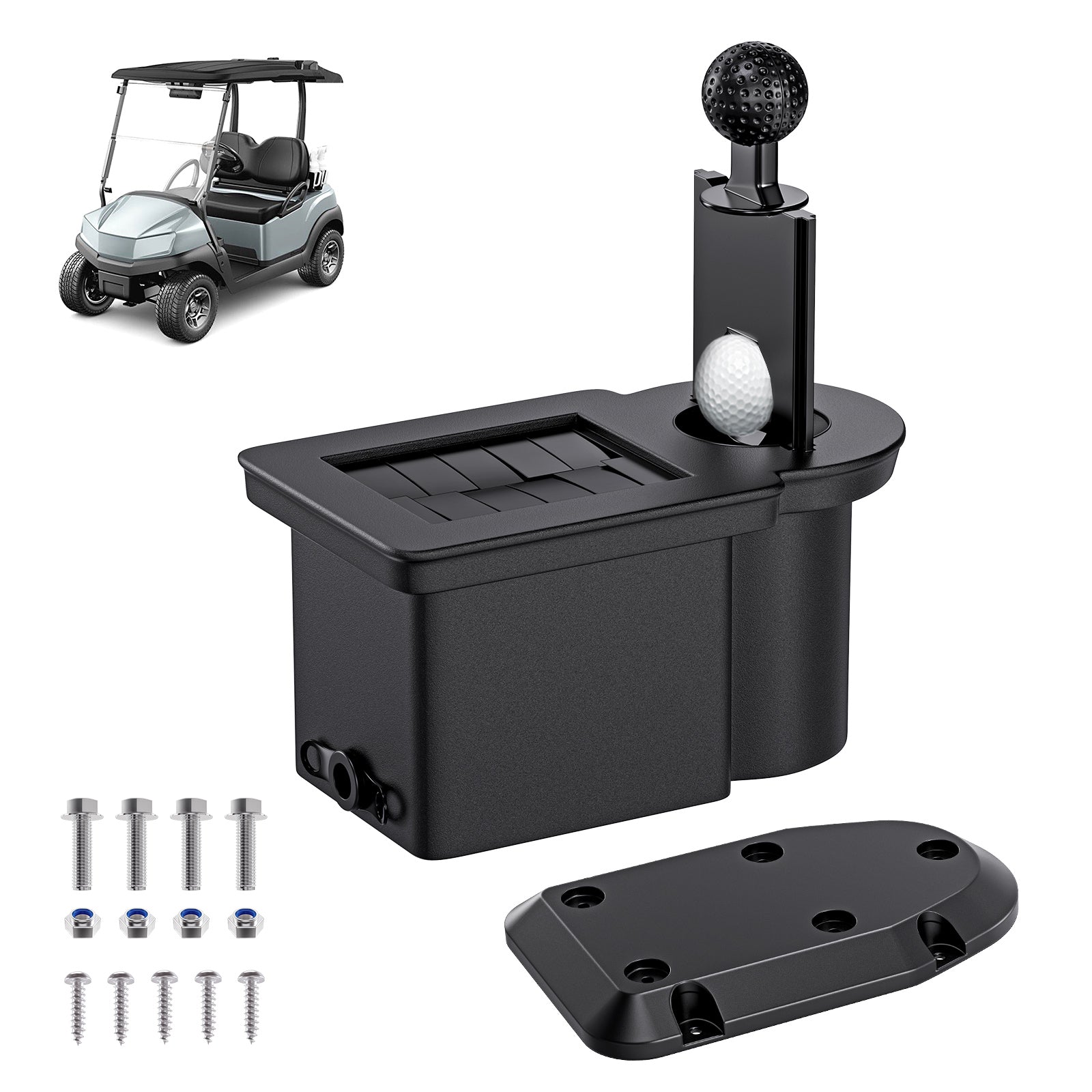 Universal Golf Cart Ball Washer for Club Car, EZGO, Yamaha G&E, OEM 603836 | Drive-up