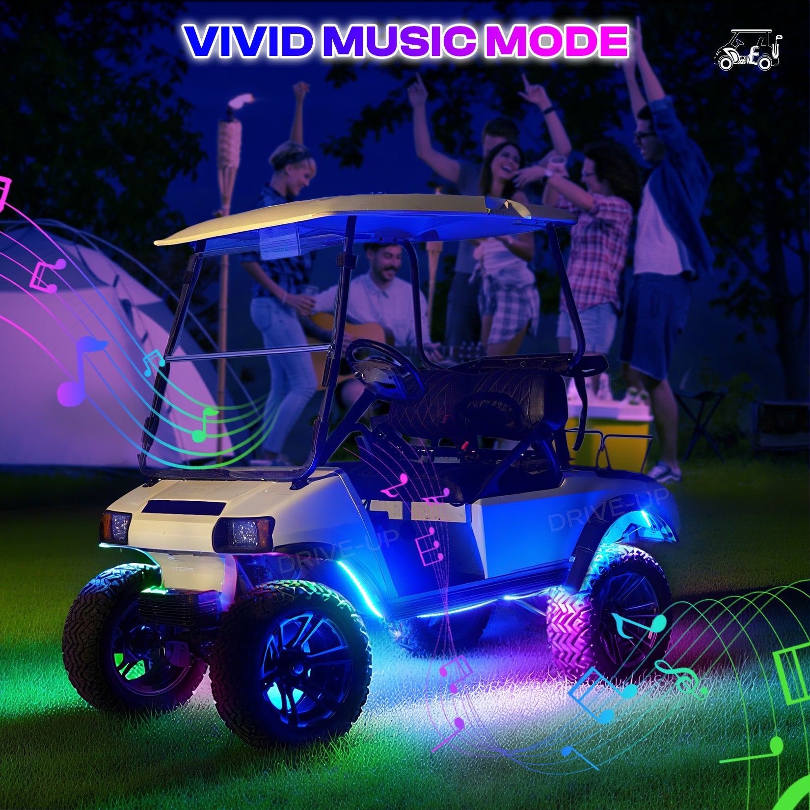 halloween golf cart decorations
