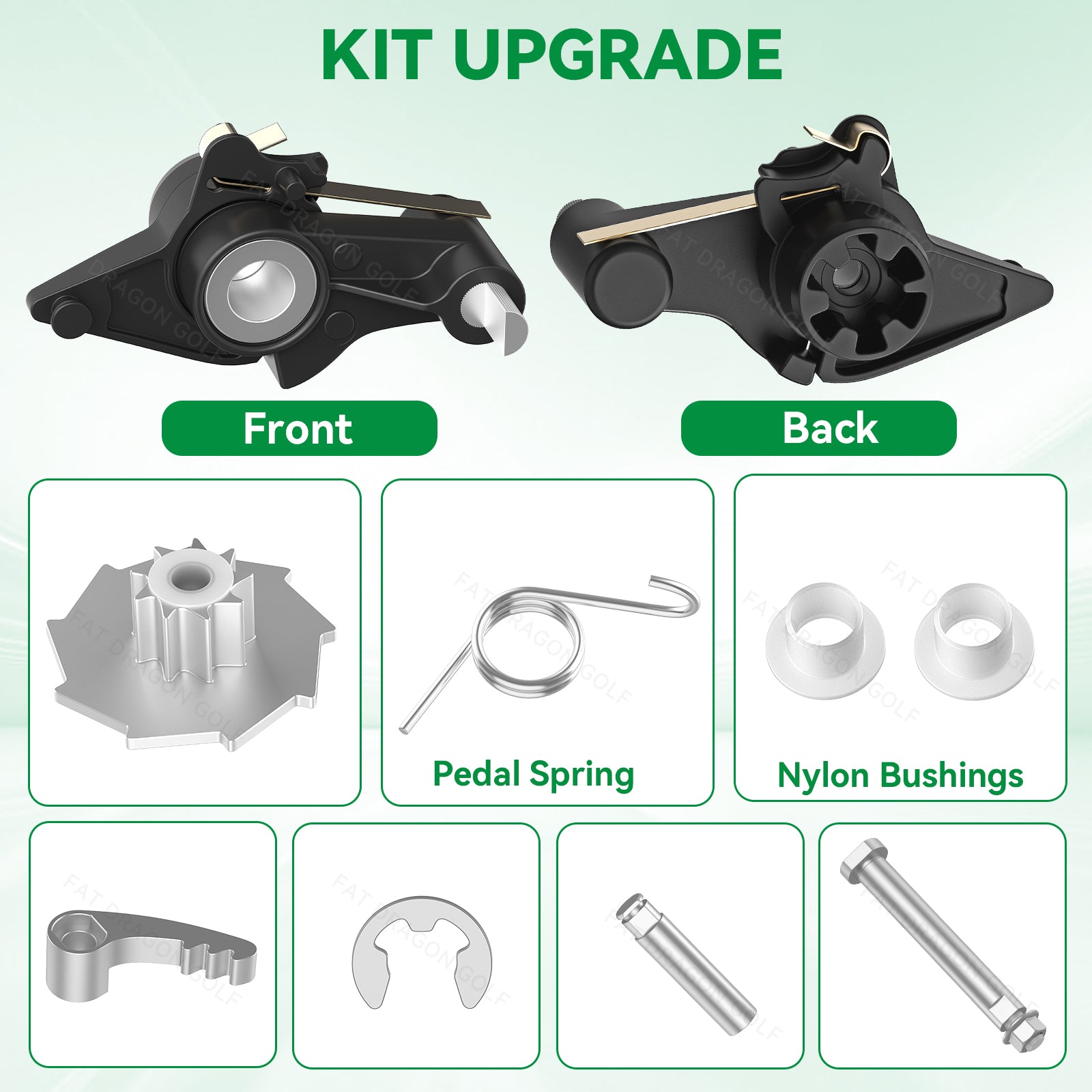 Park Brake Release and Parking Gear Repair Kit for Club Car| Drive up