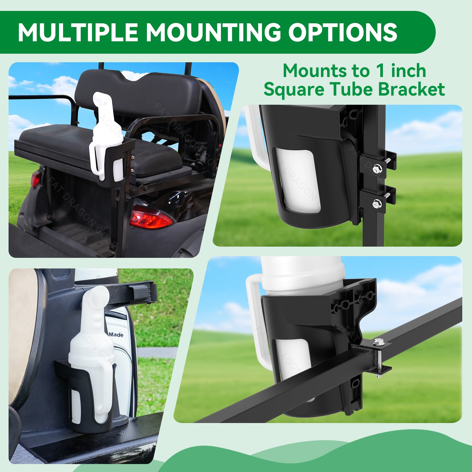 Drive-up Golf Sand Bottle for Club Car Precedent - 35oz Divot Sand Bottle | Drive up