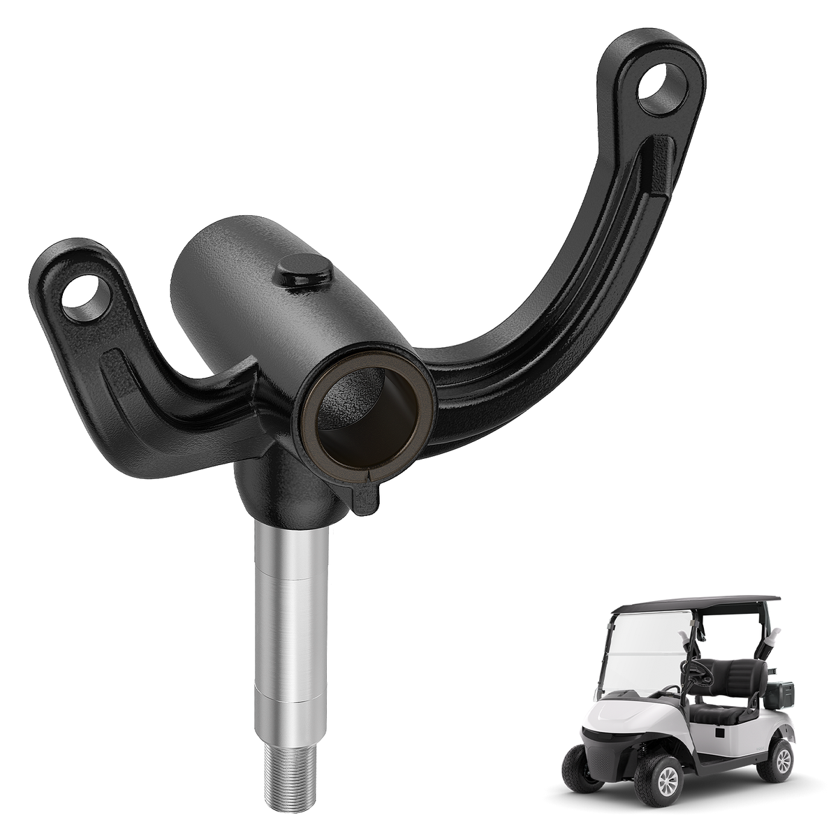 EZGO RXV Golf Cart Passenger Spindle Assembly-Front Spindle Right |Drive-up