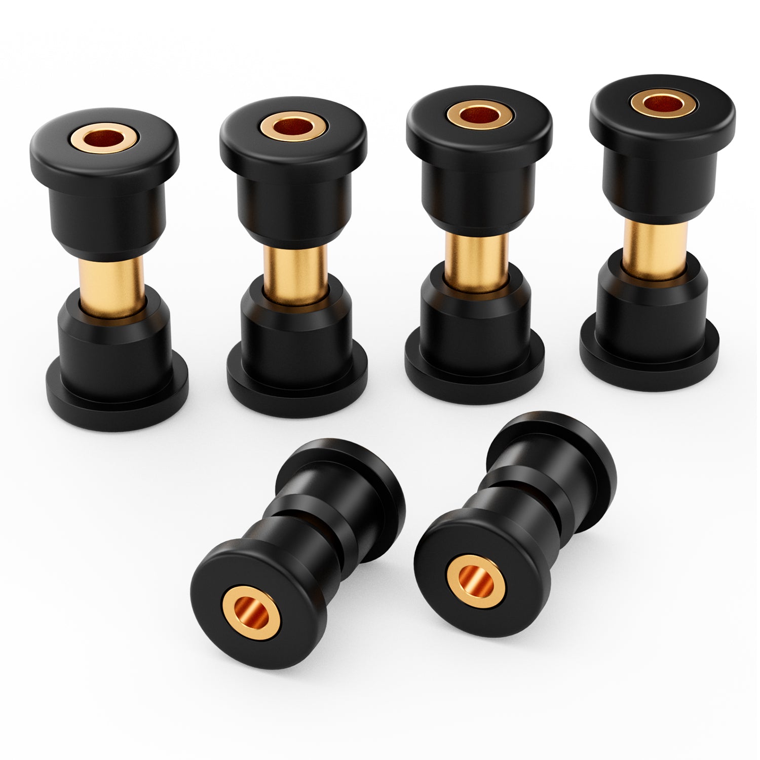 Black Golf Cart Rear Leaf Spring Bushing Kit for Club Car Precedent | Drive-up
