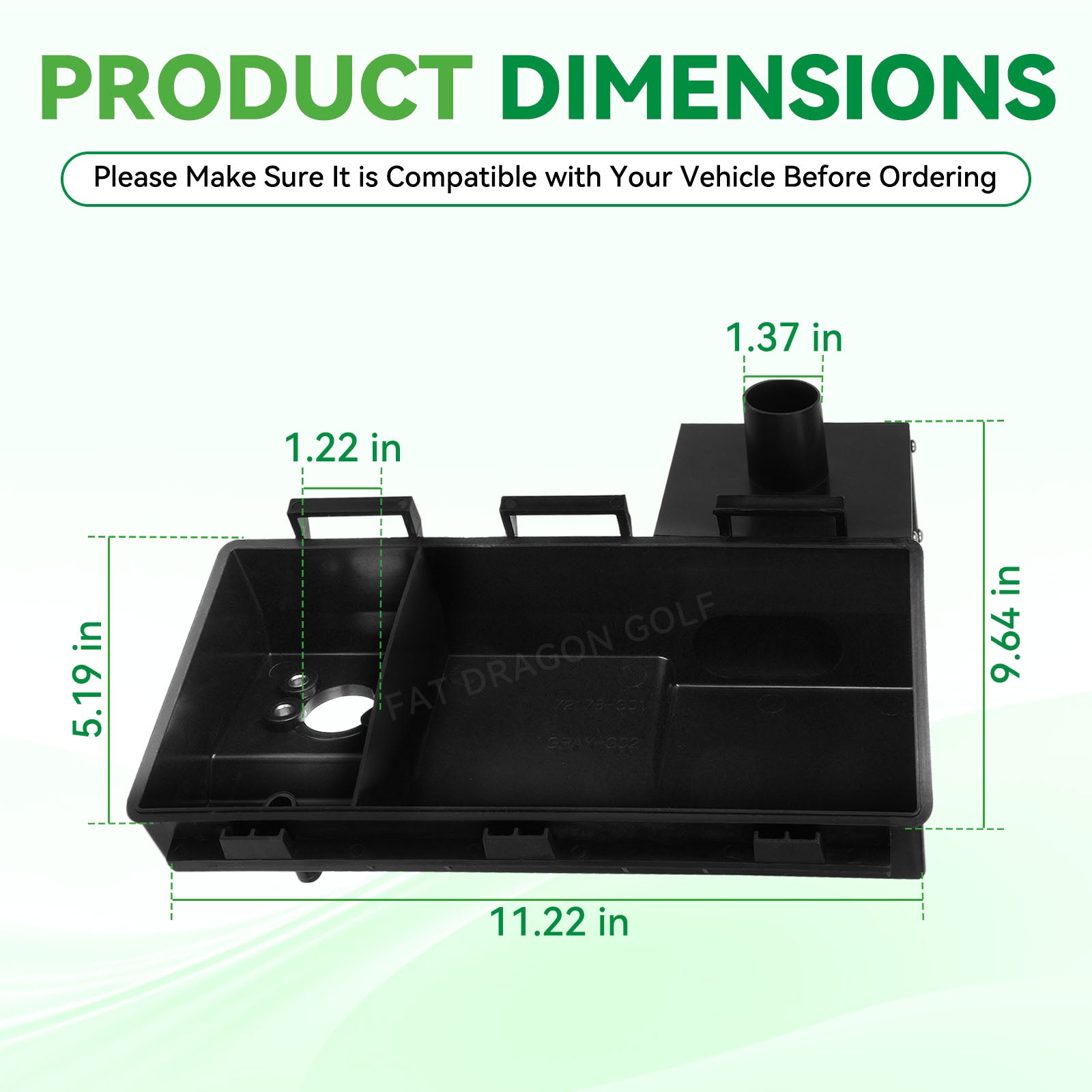 Complete Air Filter Housing for 1994-2005 EZGO Gas Golf Cart | Drive up