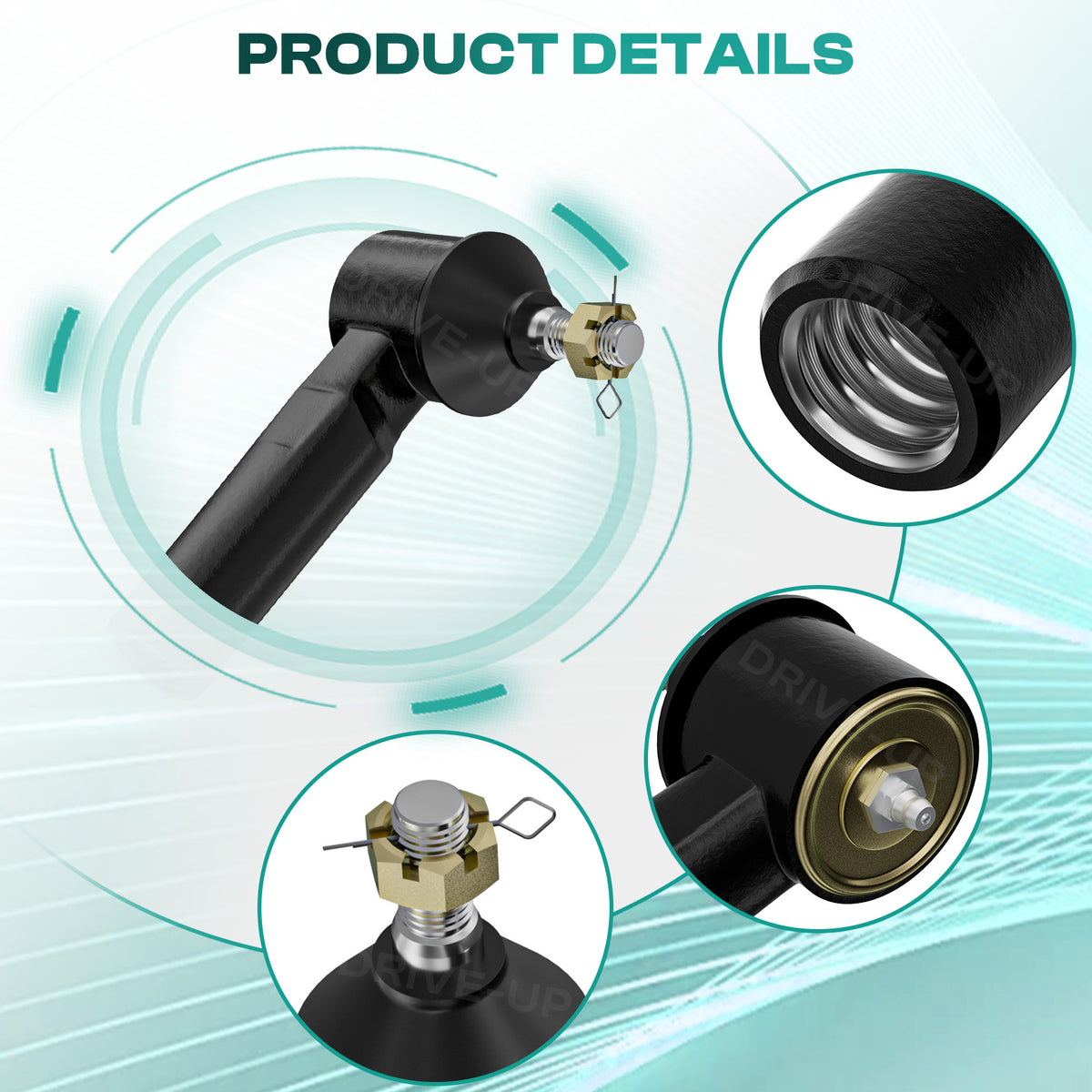 Steering Back Outer Ball Joint for E-Z-GO TXT G&E Golf Cart 2001-UP |Drive-up