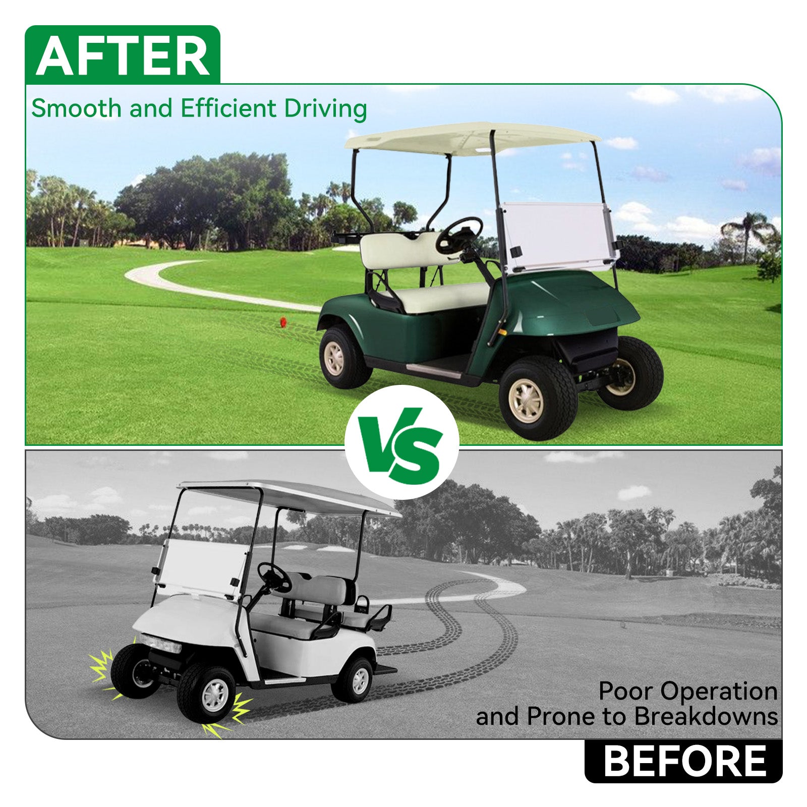 Timing Belt for EZGO Golf Carts with 295cc & 350cc Engines 1991-up | Drive-up