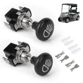Universal Golf Cart Light Switch, Push Pull Headlight Switch Button-12Volt Light Switch 2PCS Replace for Golf Cart Club Car, Yamaha, EZGO Light Switch, OEM #4034 |Drive-up