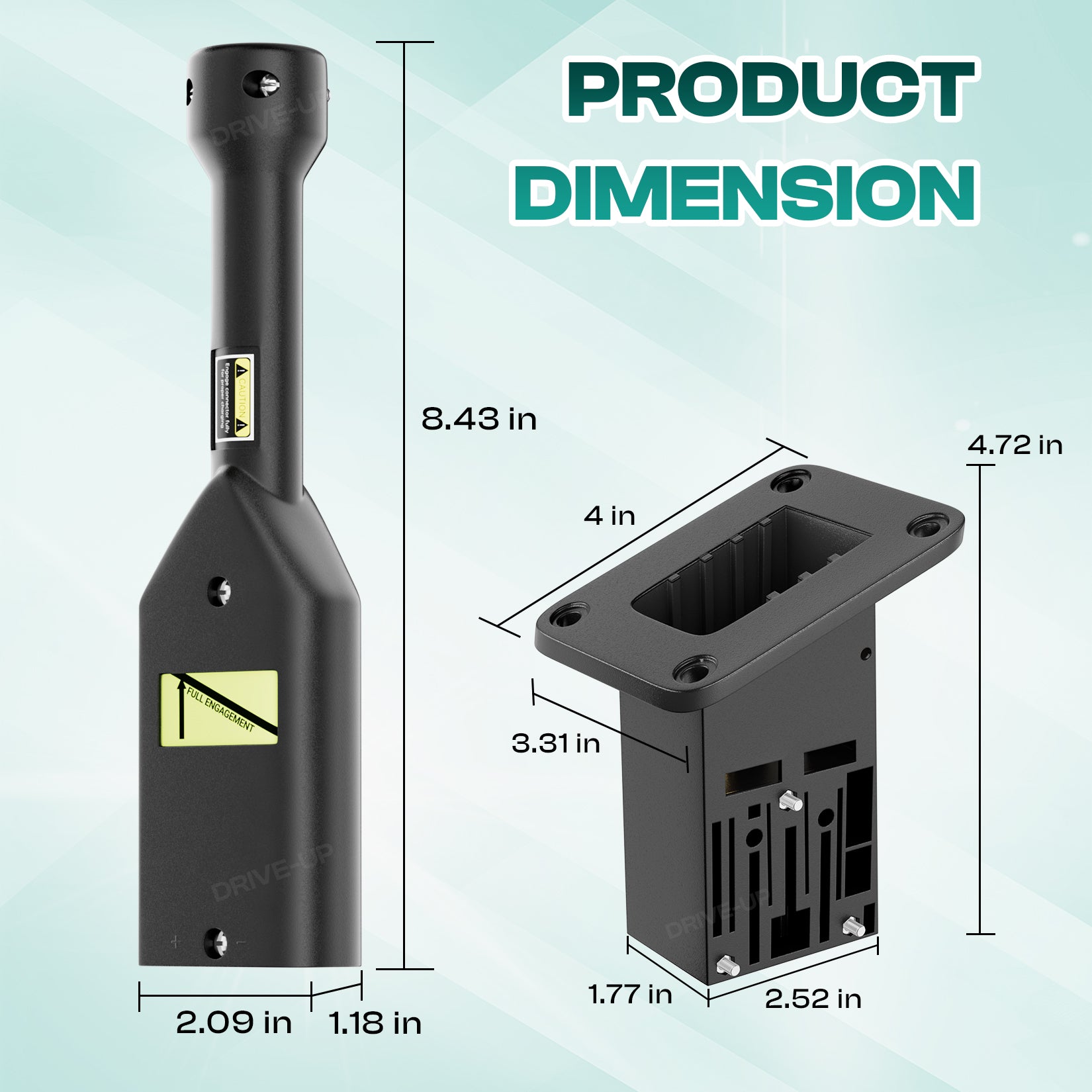 EZGO TXT Medalist 36V PowerWise Charger Receptacle and W/Handle Plug Fits Electric |Drive-up