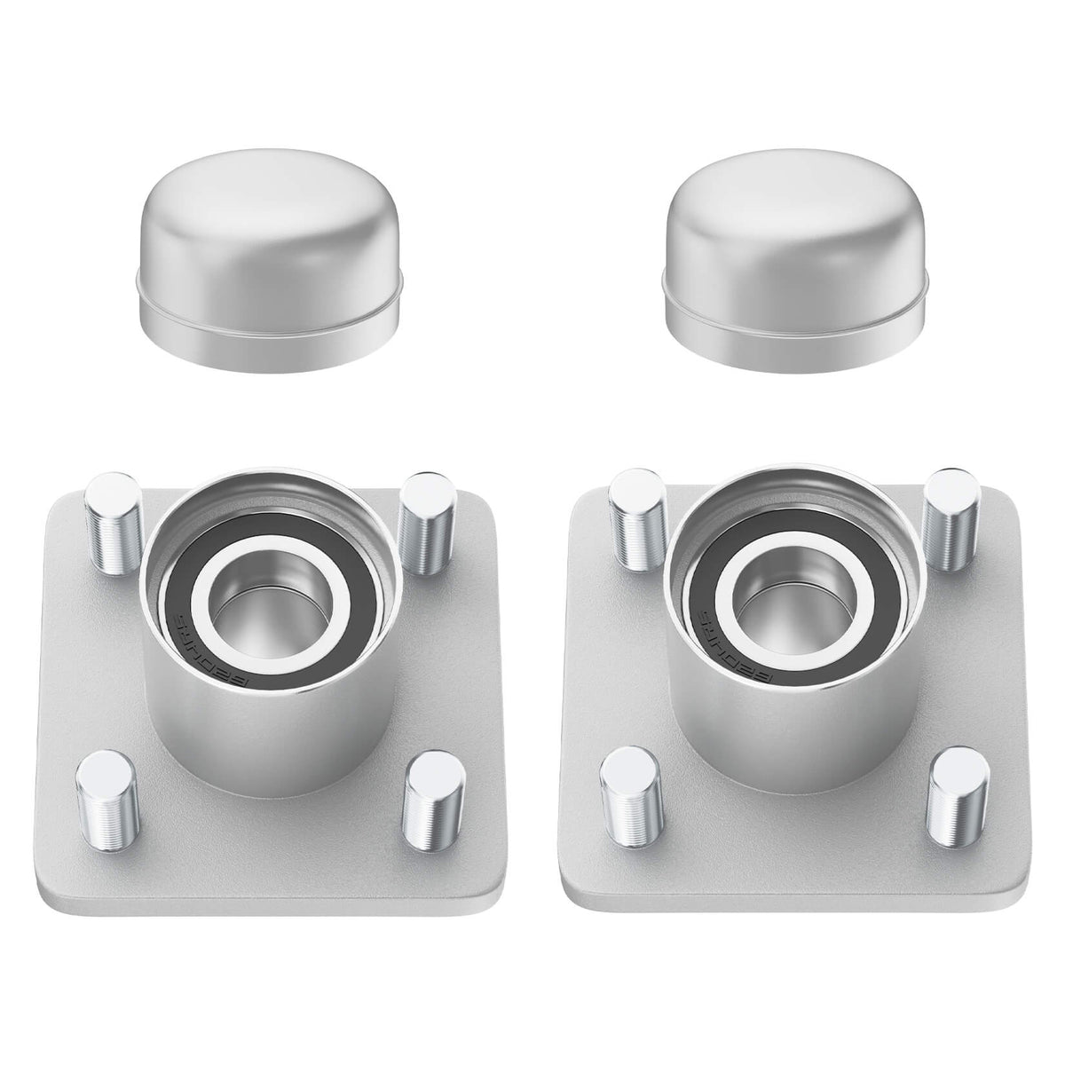 Golf Cart Front Wheel Hub Assembly with Hub Bearing Fits EZGO RXV - 2Pcs