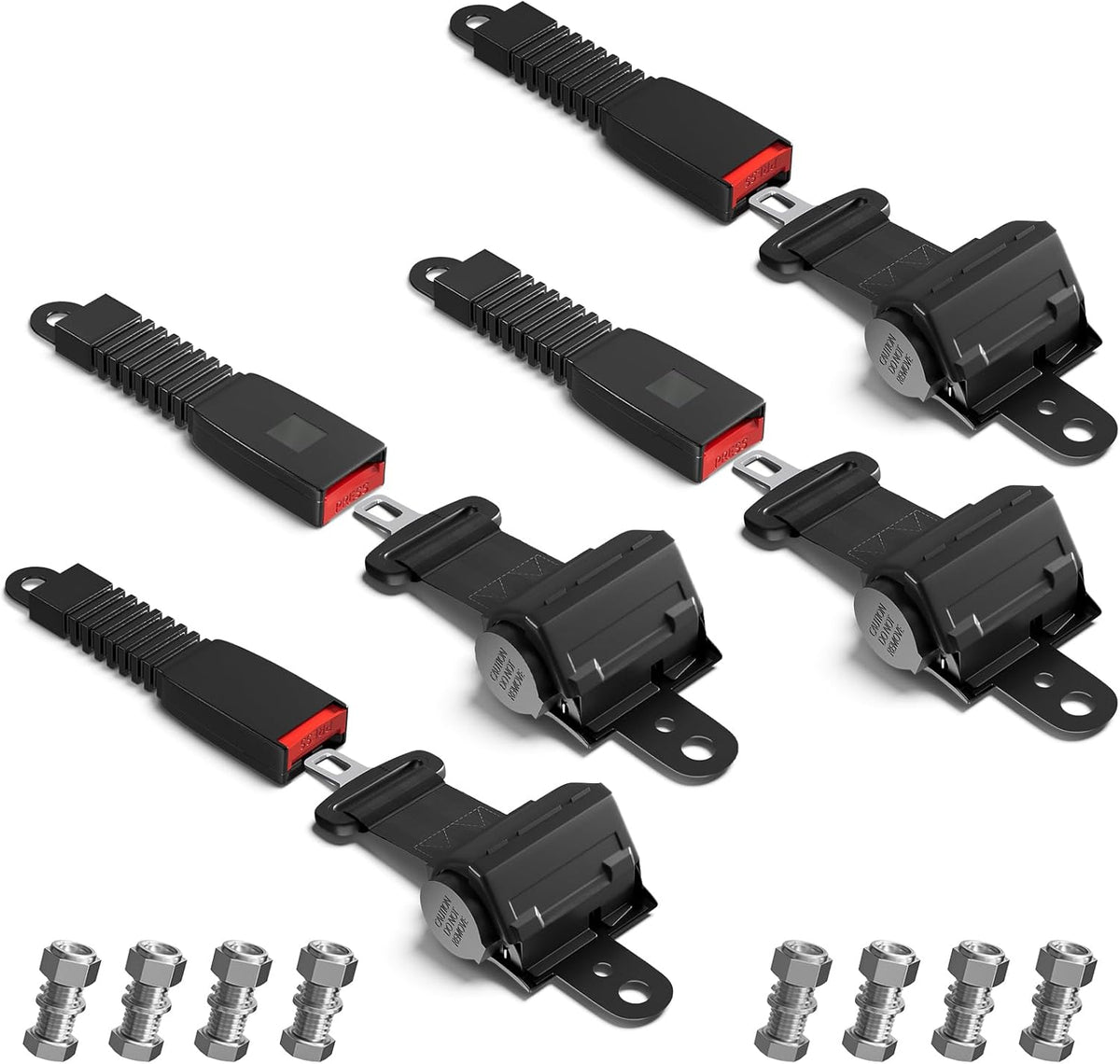 Universal Retractable Golf Cart Seat Belts