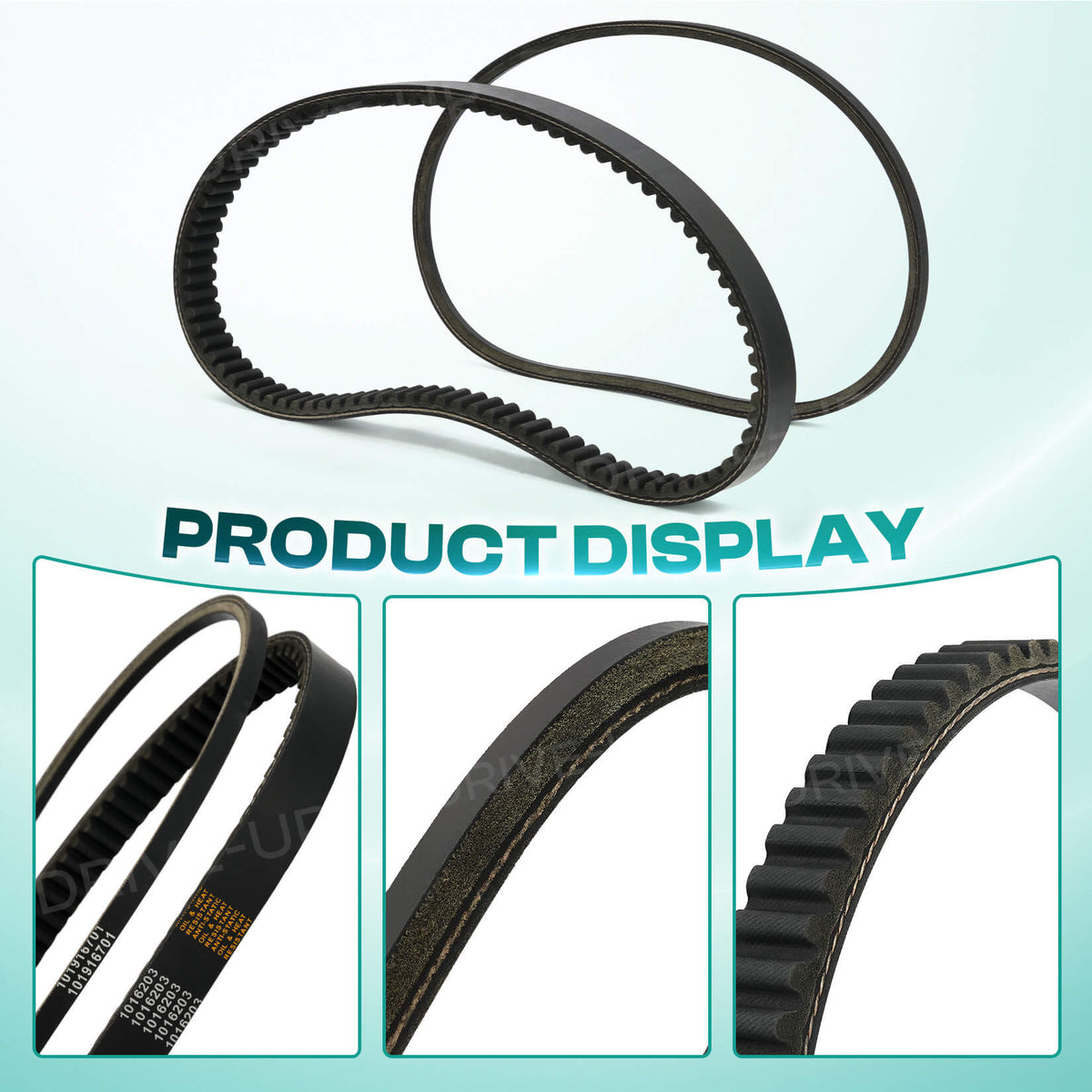 Drive Belt & Starter Belt Kit for Club Car DS & Precedent