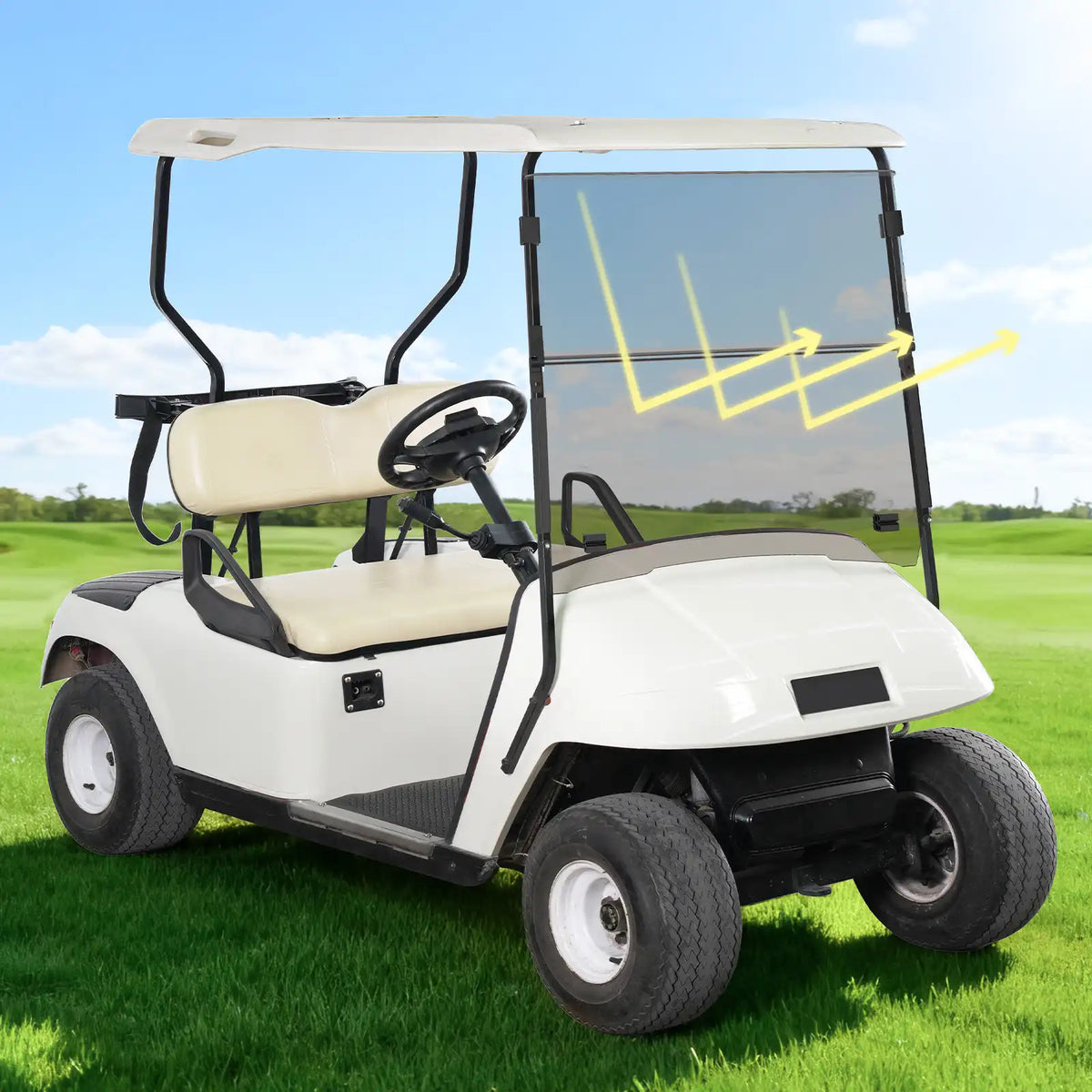 golf cart windshield for txt