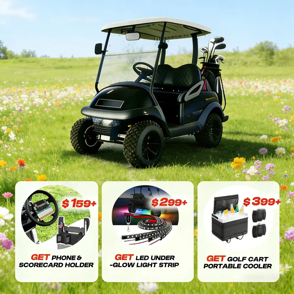 drive up golf cart accessories