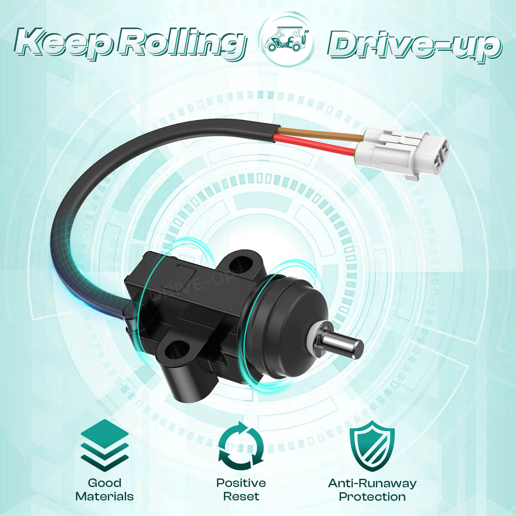 Yamaha Stop Switch - Fits G14-G29 Golf Carts (JF7-82817-20) | Drive-up