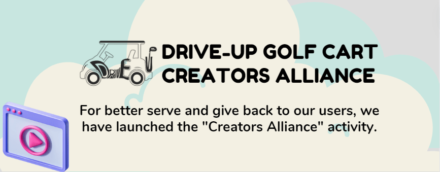 Win Reward By Golf Cart Product Vedio - Drive-up