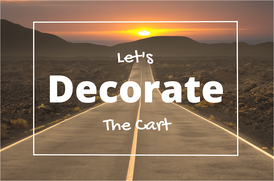 Golf Cart Decorating Ideas - Drive-up