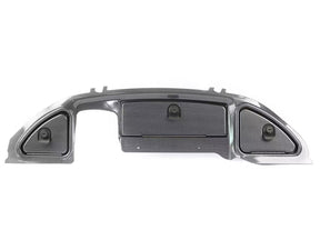 Carbon Fiber Dashboard Cover for Club Car Precedent Golf Cart Dash Panel with Lockable Glove Boxes