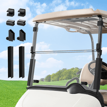 EZGO Windshield - Tinted Foldable Design for RXV 2008 - up Golf Carts - Drive - up
