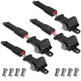 Universal Golf Cart Seat Belts Kit - 40" Retractable (2/4 Set) | Drive-up
