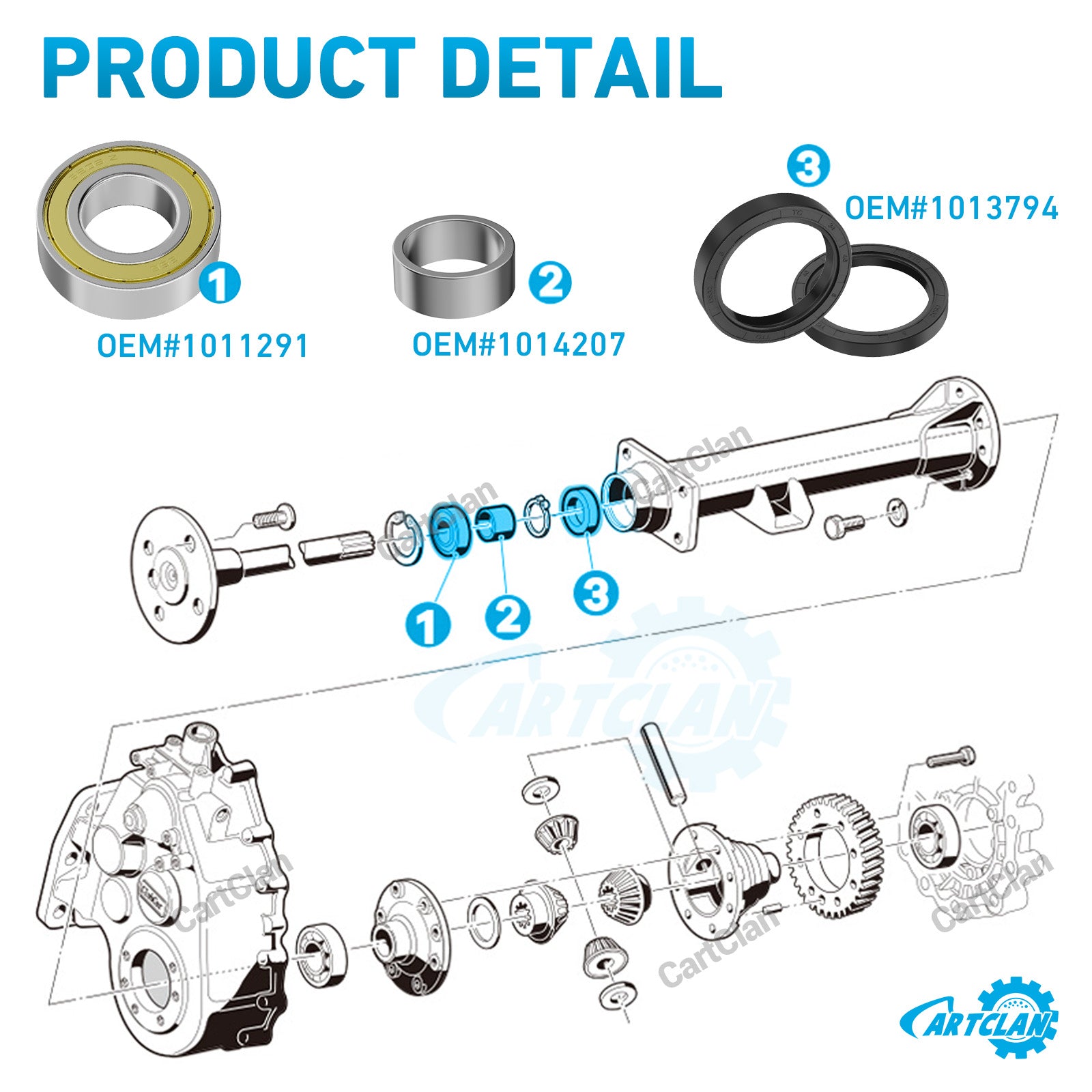 club car axle bearings