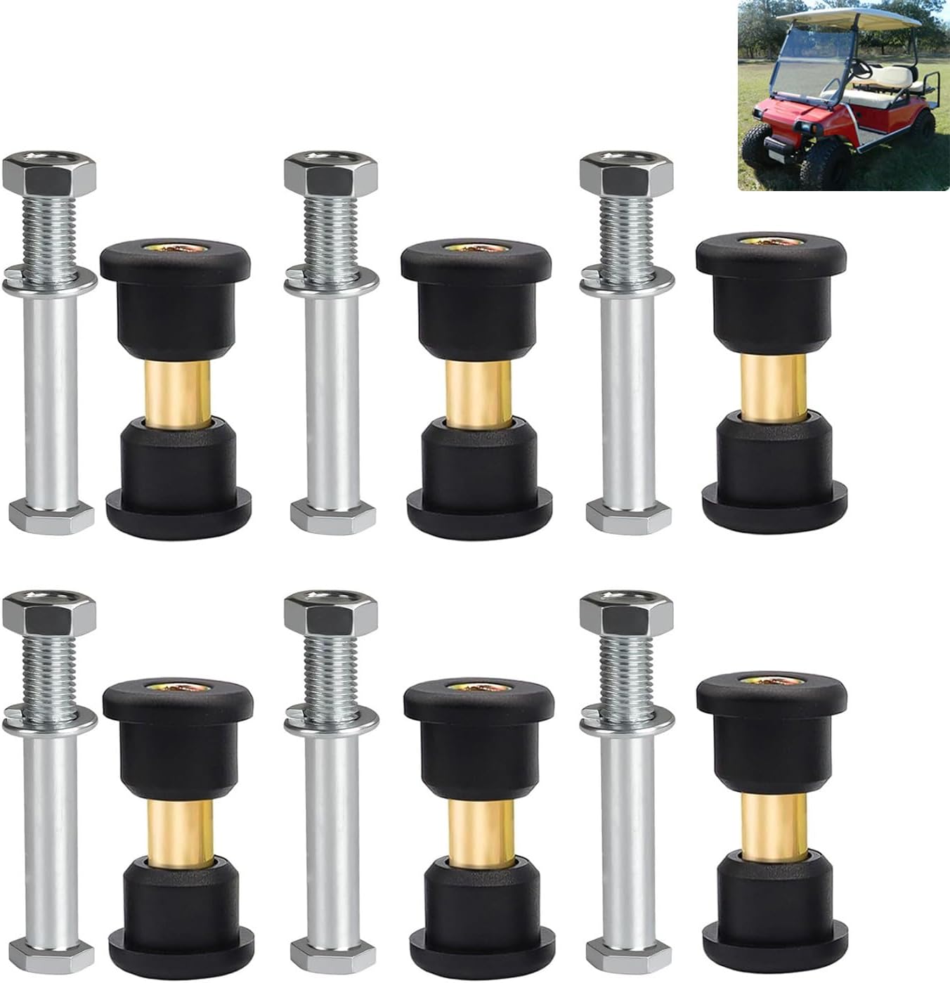 Rear Leaf Spring Bushing & Bolt Kit