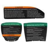 Golf Cart Steering Wheel Sticker/Dashboard Sticker Kit, for Club Car Precedent & DS Elec Models, OEM #102518001, 103783001, 102519301 |Drive-up