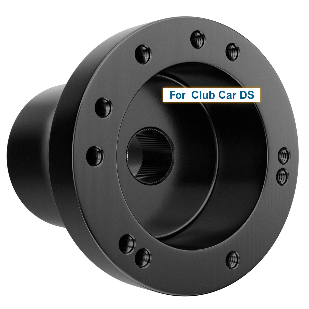 Black Golf Carts Steering Wheel Adapter for Club Car DS Steering Wheel with 5-6 hole | Drive-up