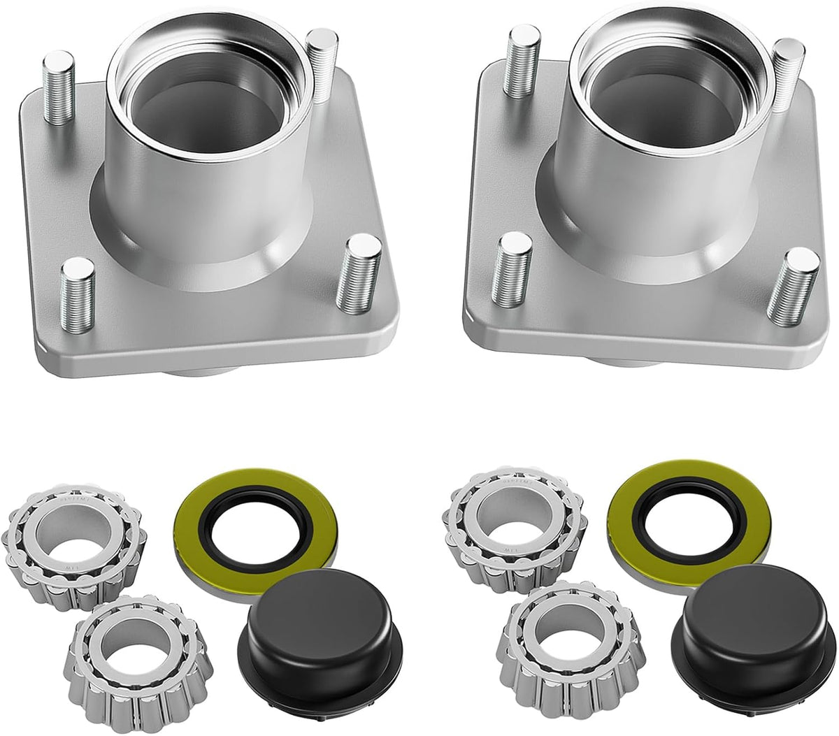 Golf Cart Front Wheel Hub Set with Bearings for EZGO TXT 2001-2013 | DRIVE UP