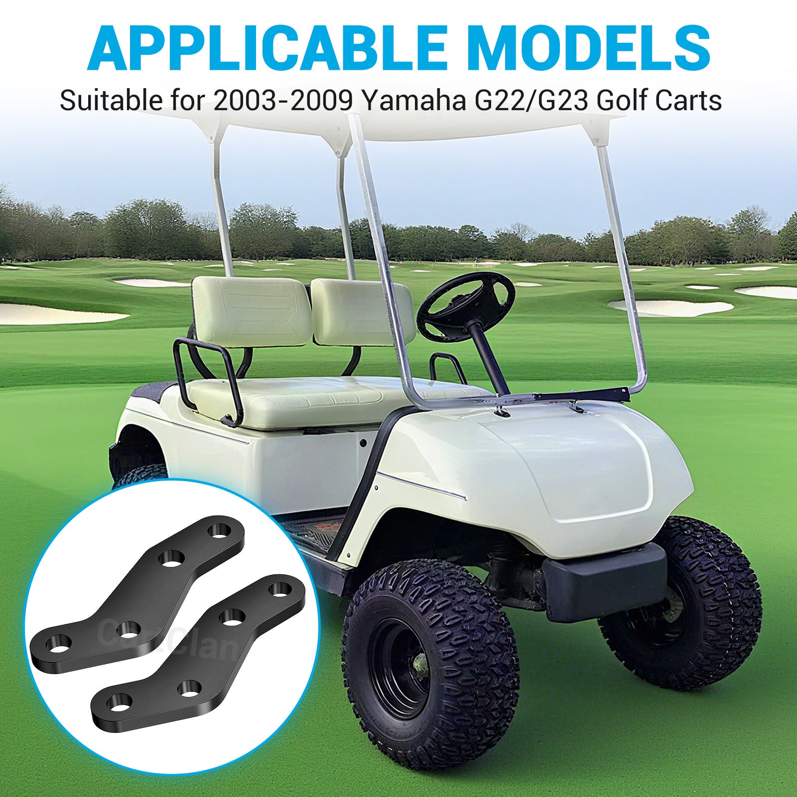 yamaha golf cart knuckle arm