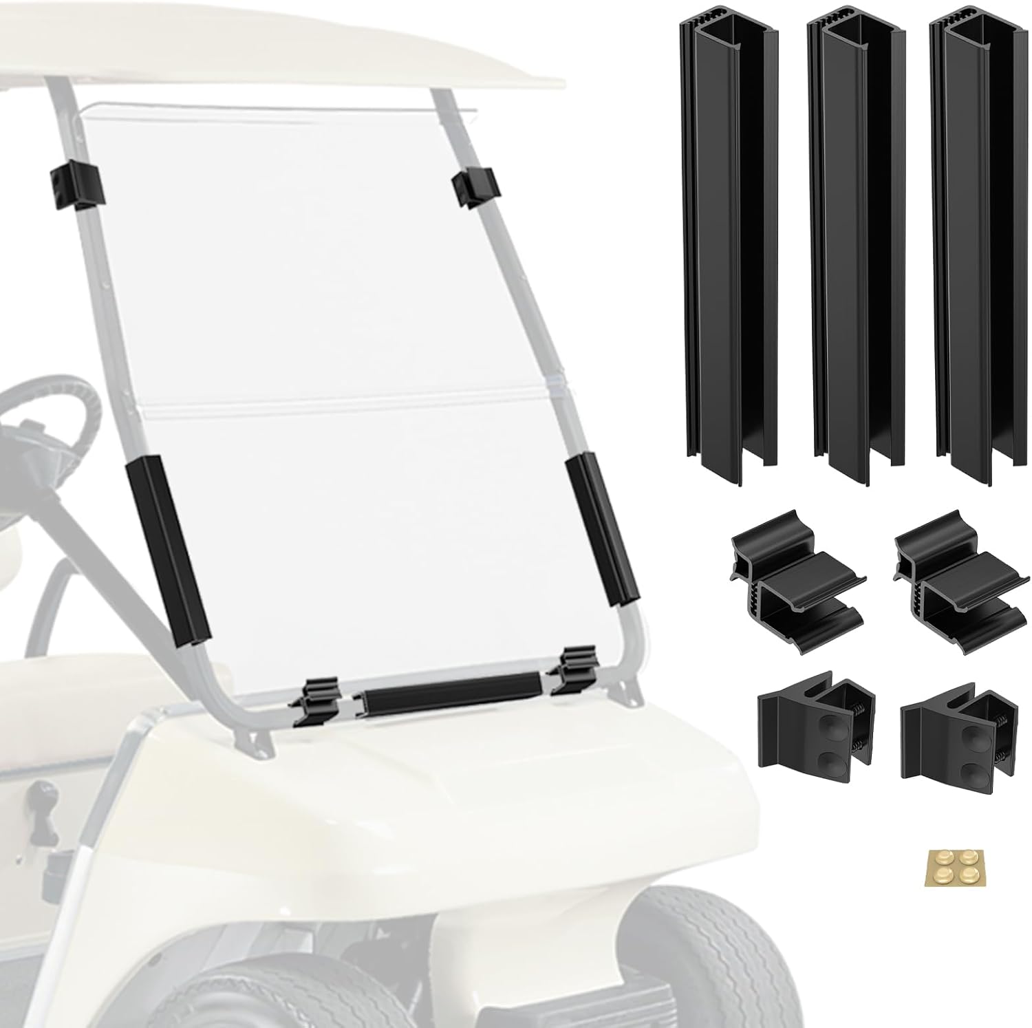 Golf Cart Windshield Retaining Clip Kits Fits Club Car DS
