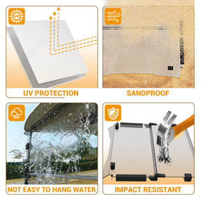 Fold-Down EZGO Golf Cart Windshield - Fits TXT/DCS/PDS 1995-2013 DCS/PDS |Drive-up