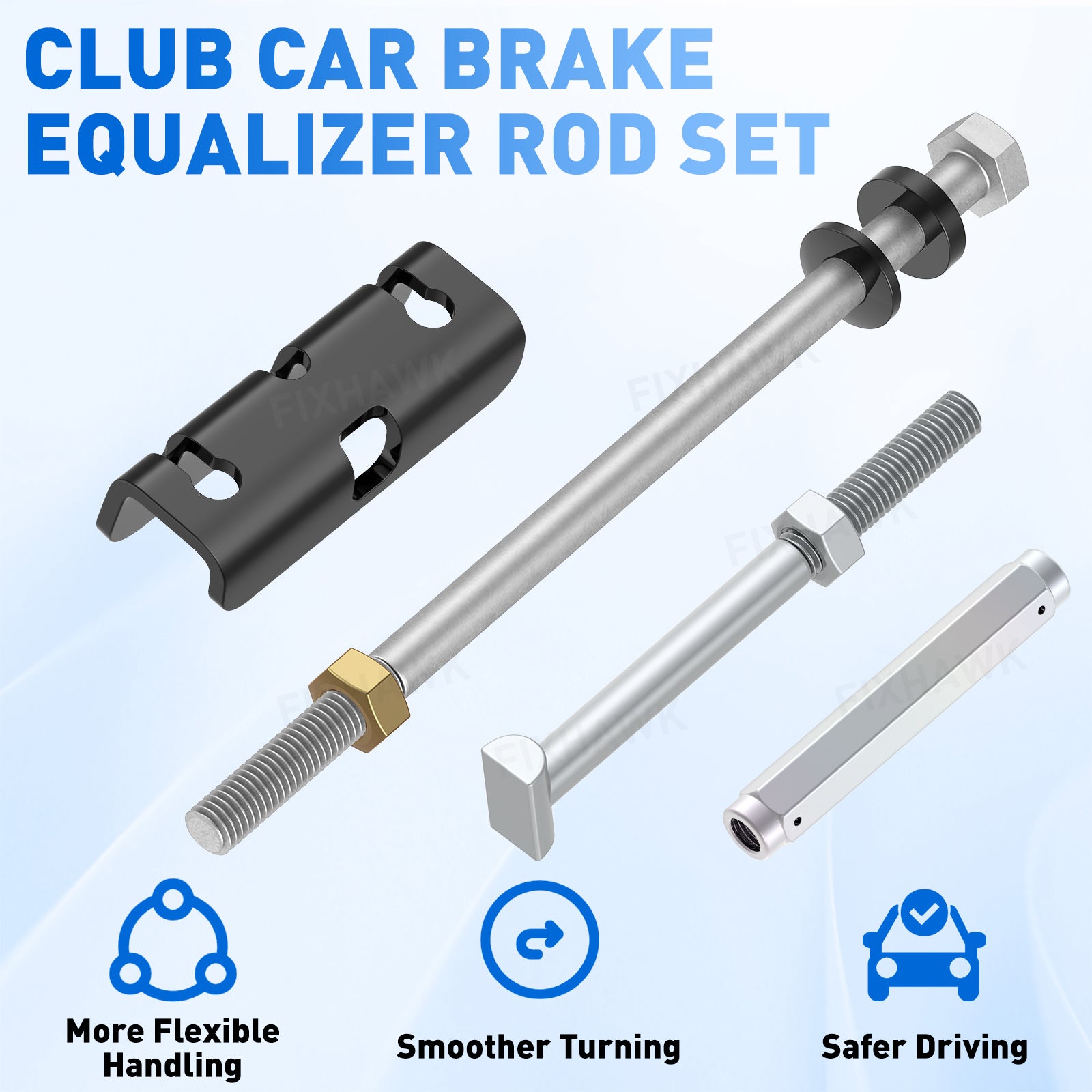 golf cart brake equalizer rod