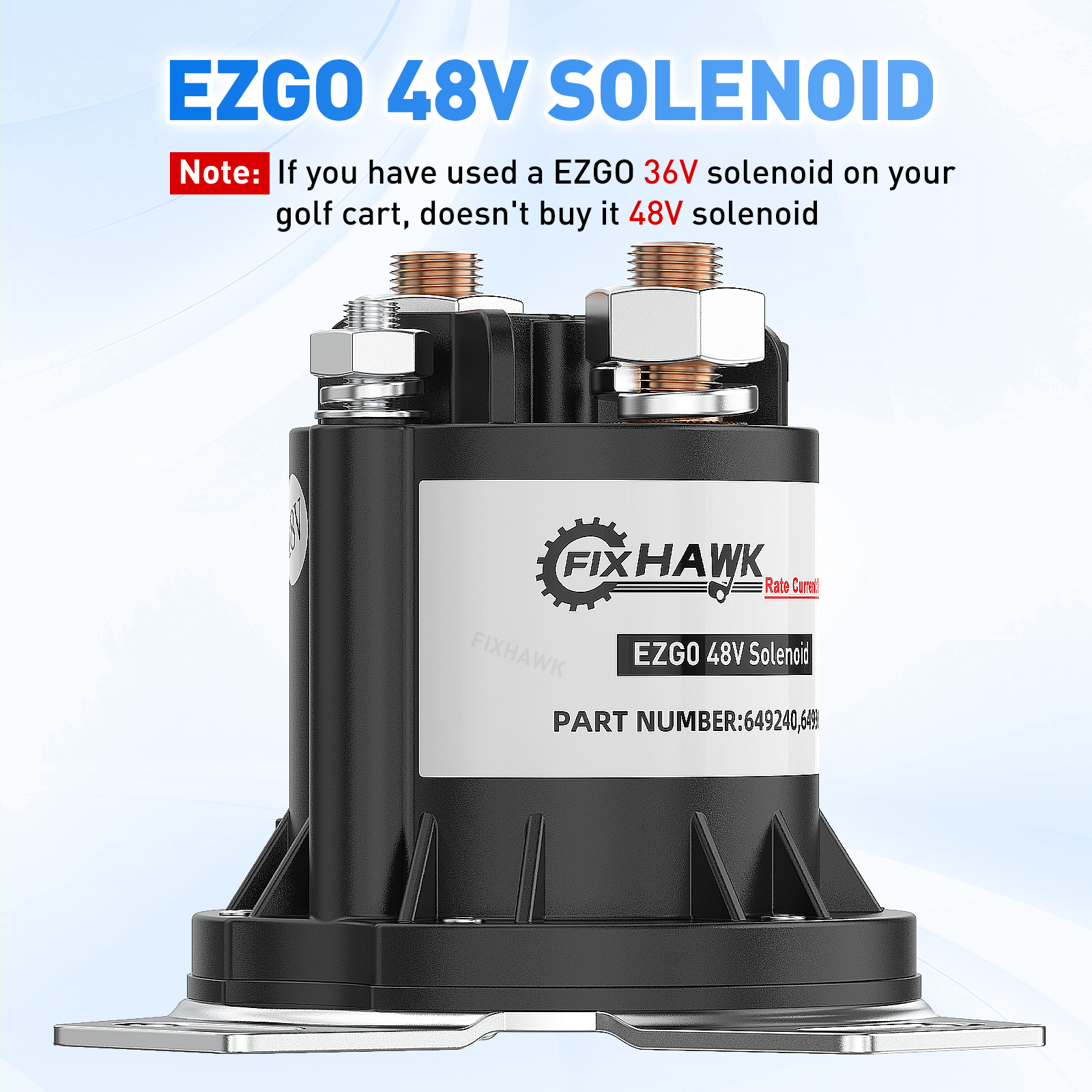 EZGO golf cart solenoid