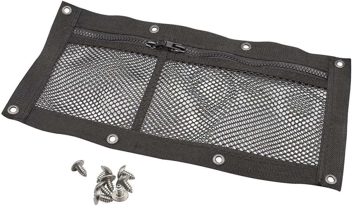 Black Golf Cart Canopy Storage Net for Club Car with Self-Tapping Screws | DRIVE UP