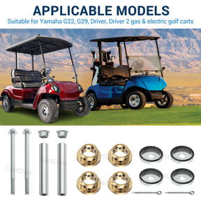 Yamaha Golf Carts Spindle & King Pin Repair Kit