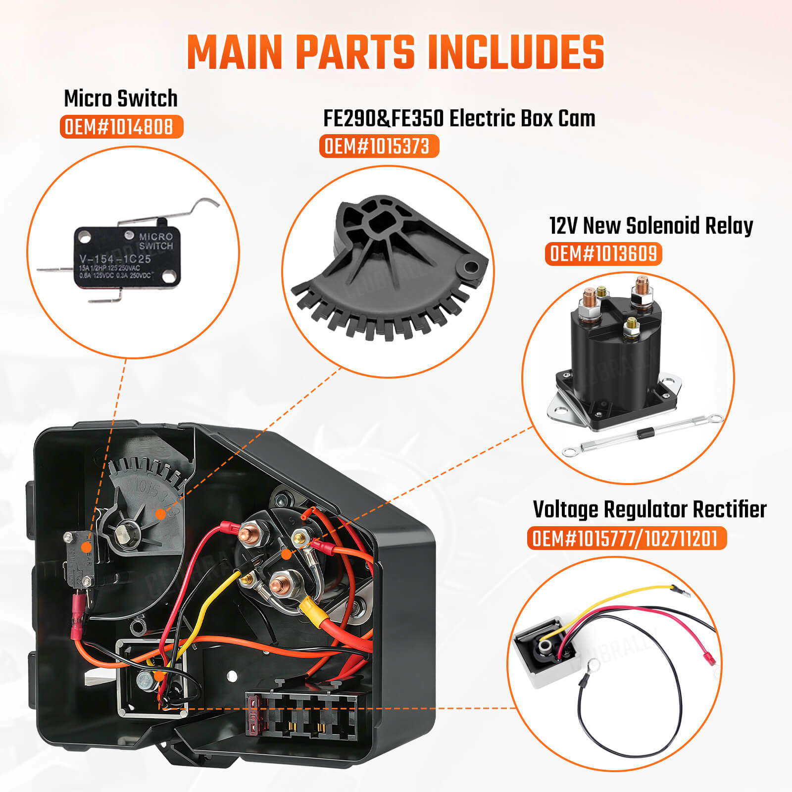 Golf Cart Electrical Component Box for Club Car DS