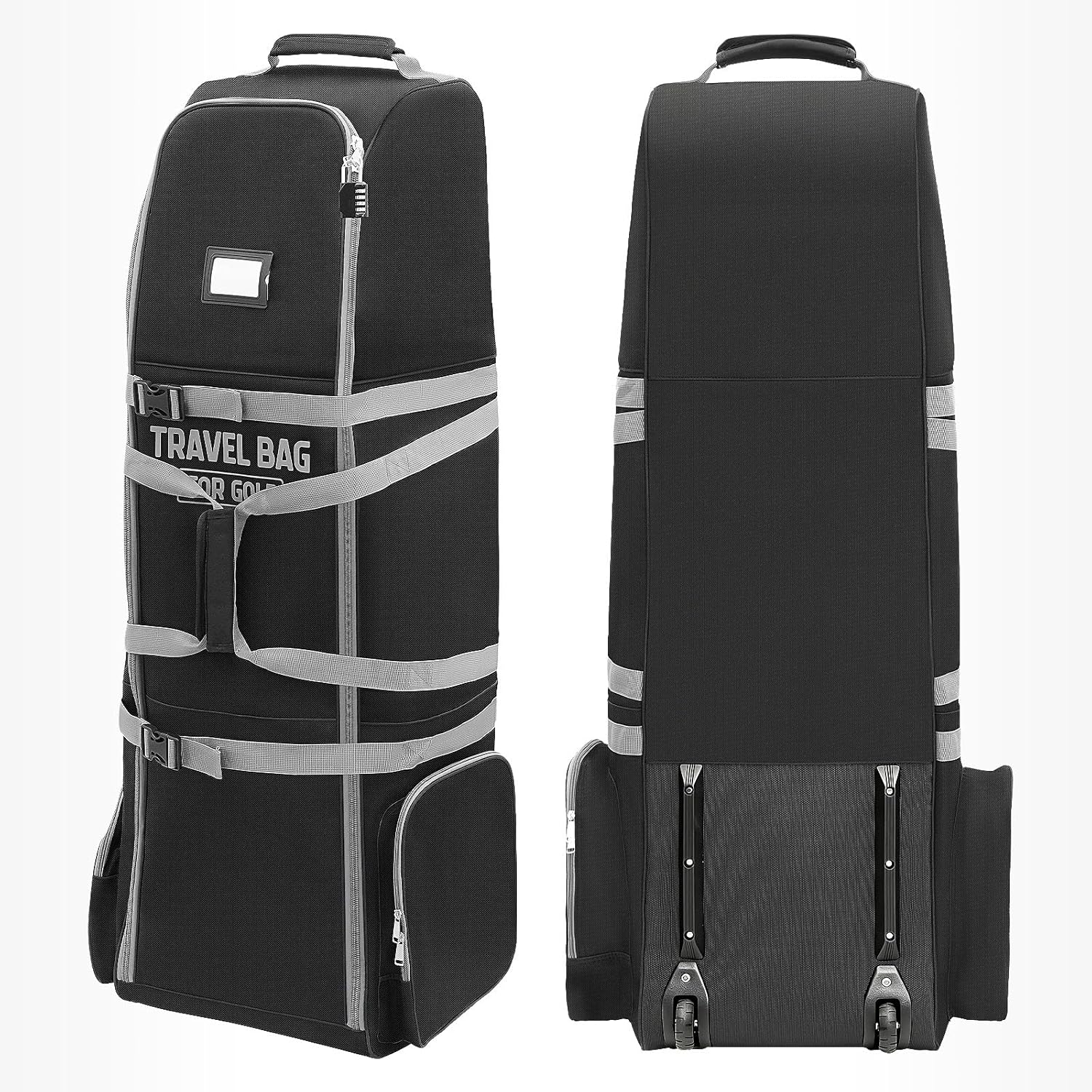 Heavy Duty Golf Travel Bag for Airlines – Padded Club Protection