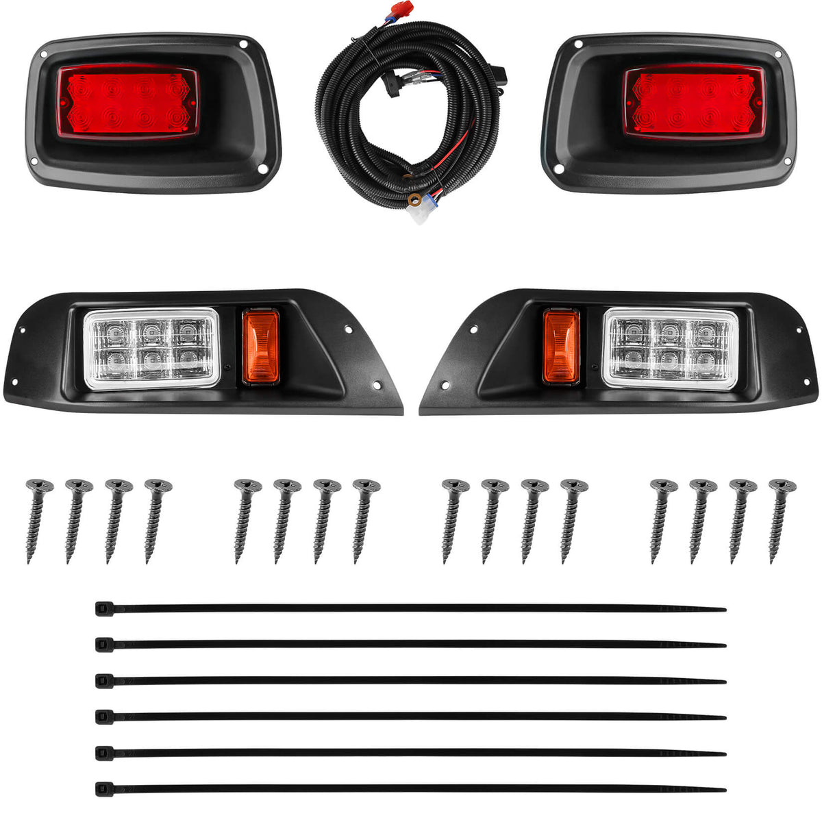 EZGO TXT LED Light Kit Complete Lighting Set 1996-2013 gas & electric models | Drive-up