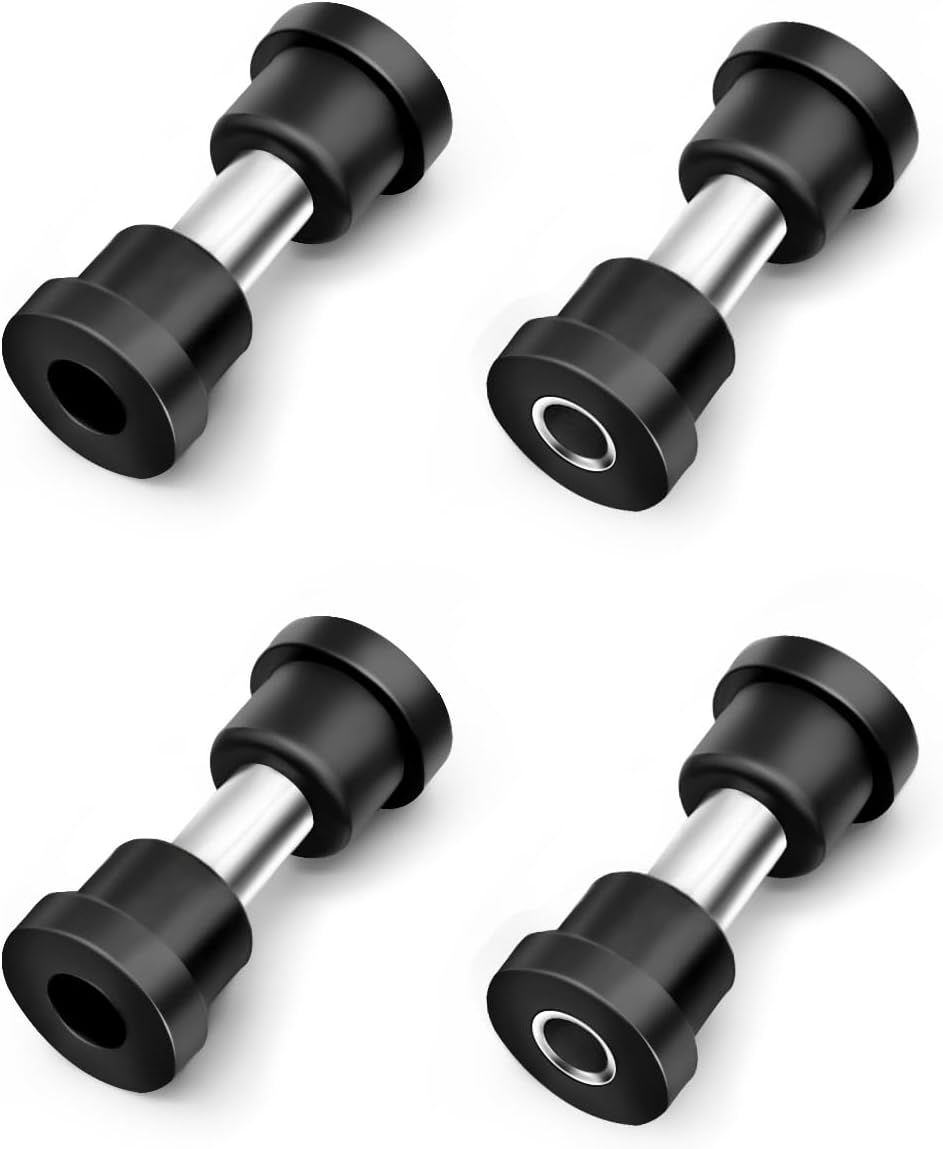 EZGO Leaf Spring Bushings Polyurethane Kit for TXT and Medalist Black/Red | Drive-up