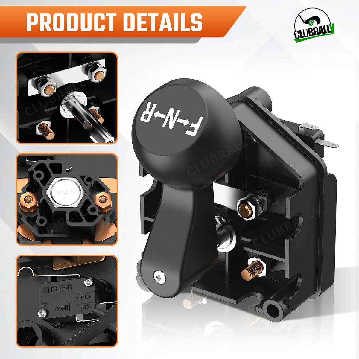 36 Volt Forward/Reverse Switch & Handle Kit for Club Car DS